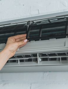 Air conditioning work team